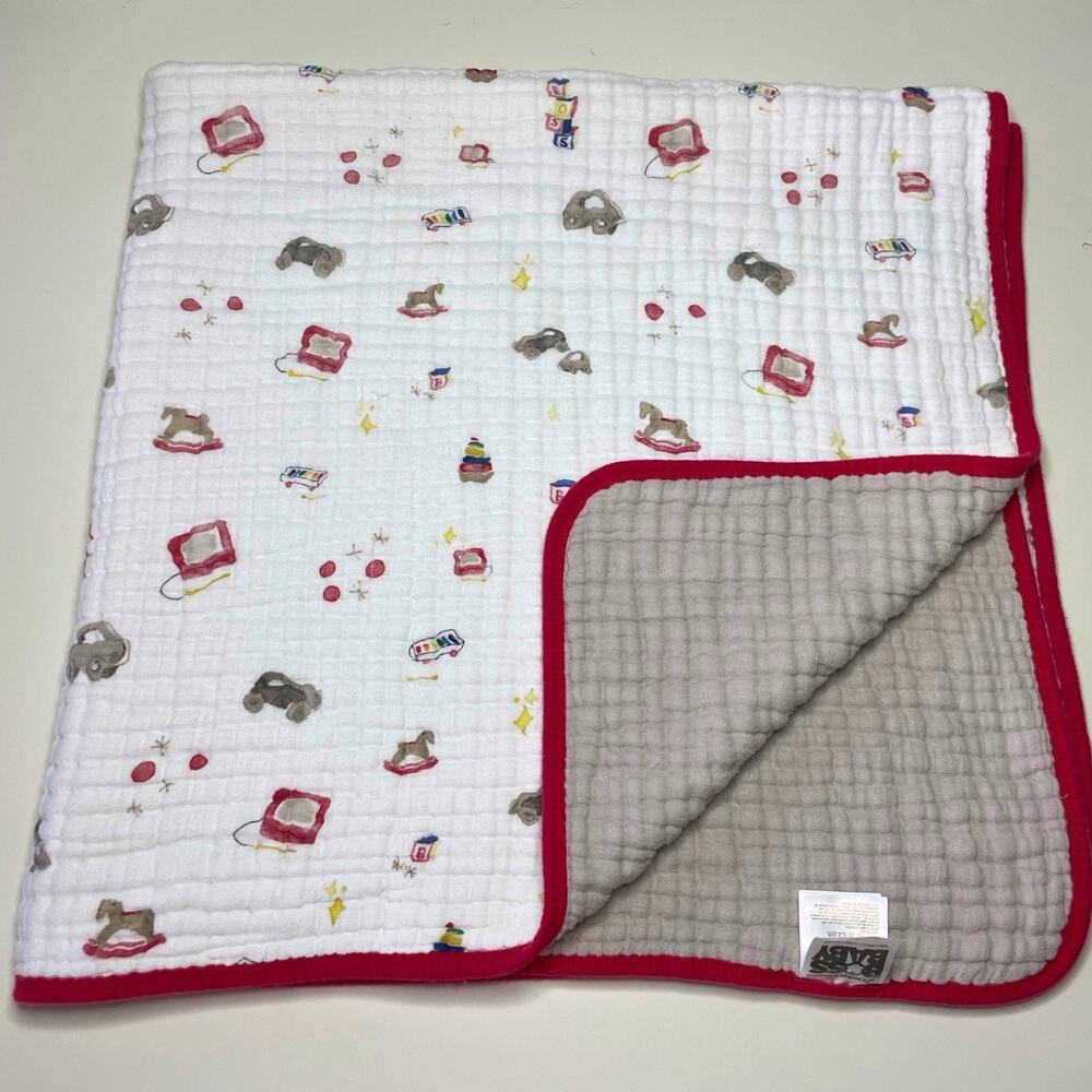 Little Unicorn The Boss Baby Cotton Muslin Baby Blanket Quilt Toy Box 40x40